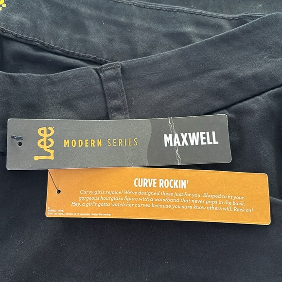 NWT Lee Women's Modern Series Curvy Fit Maxwell Trouser - Picture 4 of 7